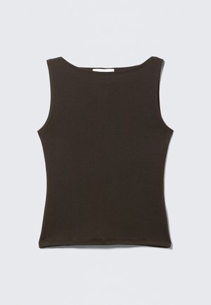 Weekday ANNIE - Top - dark brown