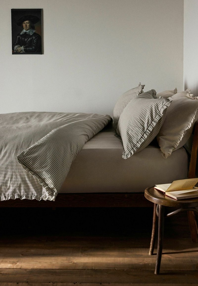 THE SET SET - Bettwäsche - natural stripe/beige