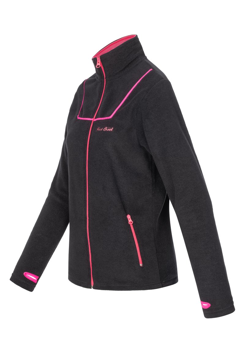 Damen Sweatshirts | Rock Creek Fleecejacke schwarz - RE91015 Damen Sweatshirts | Rock Creek Fleecejacke schwarz - RE91015
