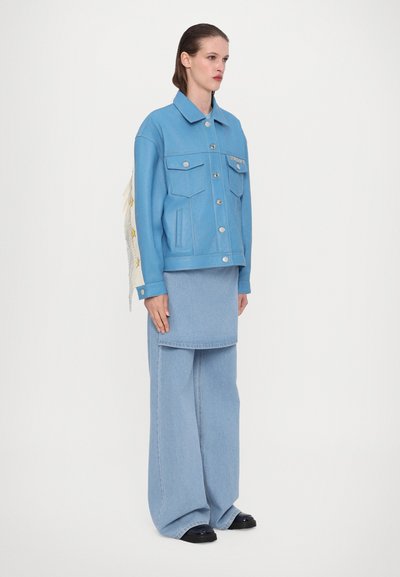 Stieglitz KISHA - Casaco de couro - blue