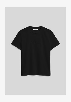 IVY OAK, IOFENIXDEBOSSEDHER TOP - T-shirt basique - black