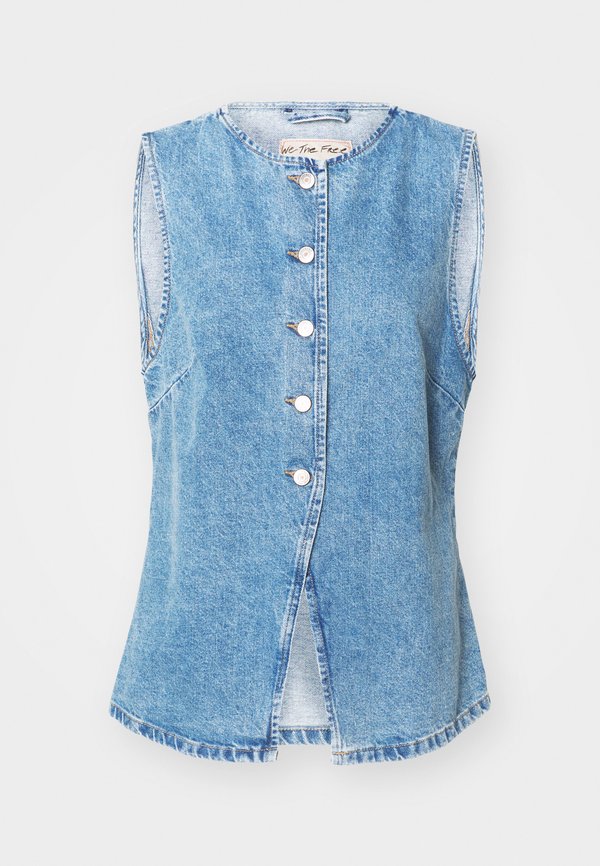 AIMEE VEST - Waistcoat - indigo3