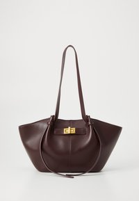 MIDI LONG STRAP BAG - Kézitáska - burgundy