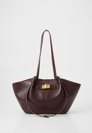 MIDI LONG STRAP BAG - Handbag - burgundy