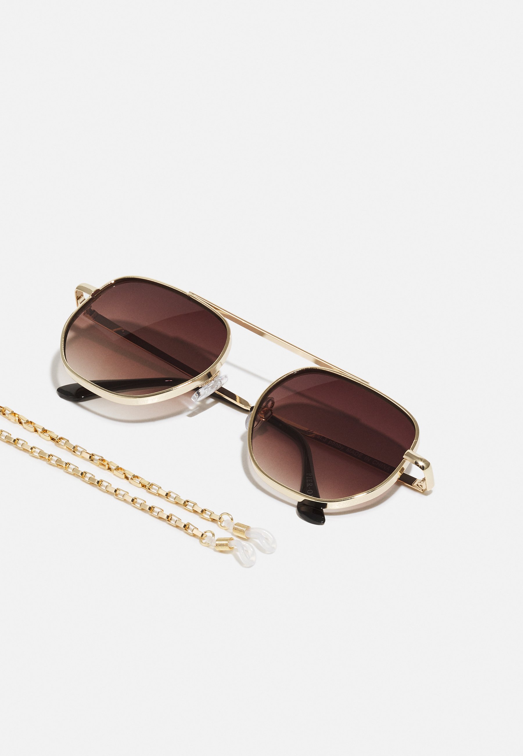 Pier One WITH CHAIN SET UNISEX - Occhiali da sole - brown/marrone -  Zalando.it