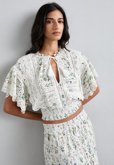 Alice + Olivia TABITHA BLOUSE - Bluse - offwhite