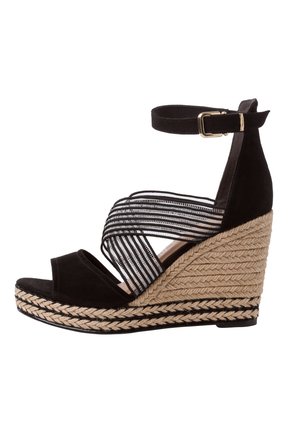 Sandalen met hoge hak - black
