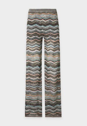 Missoni, TROUSERS - Παντελόνι - multi-coloured/black/brown