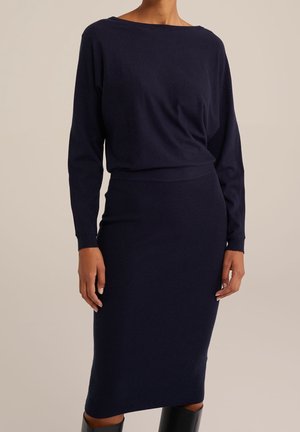 Strickkleid - dark blue