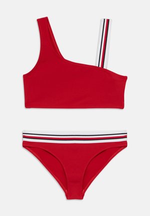 ONE SHOULDER SET - Bikini - primary red