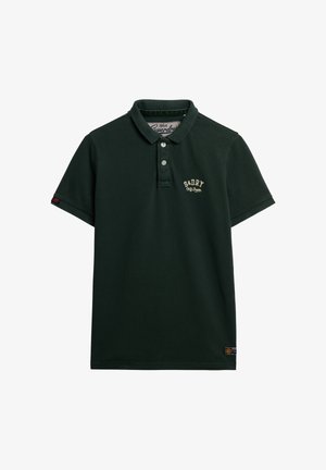 Superdry & Co, VINTAGE ATHLETIC EMBROIDERED - Poloshirts - eagle green