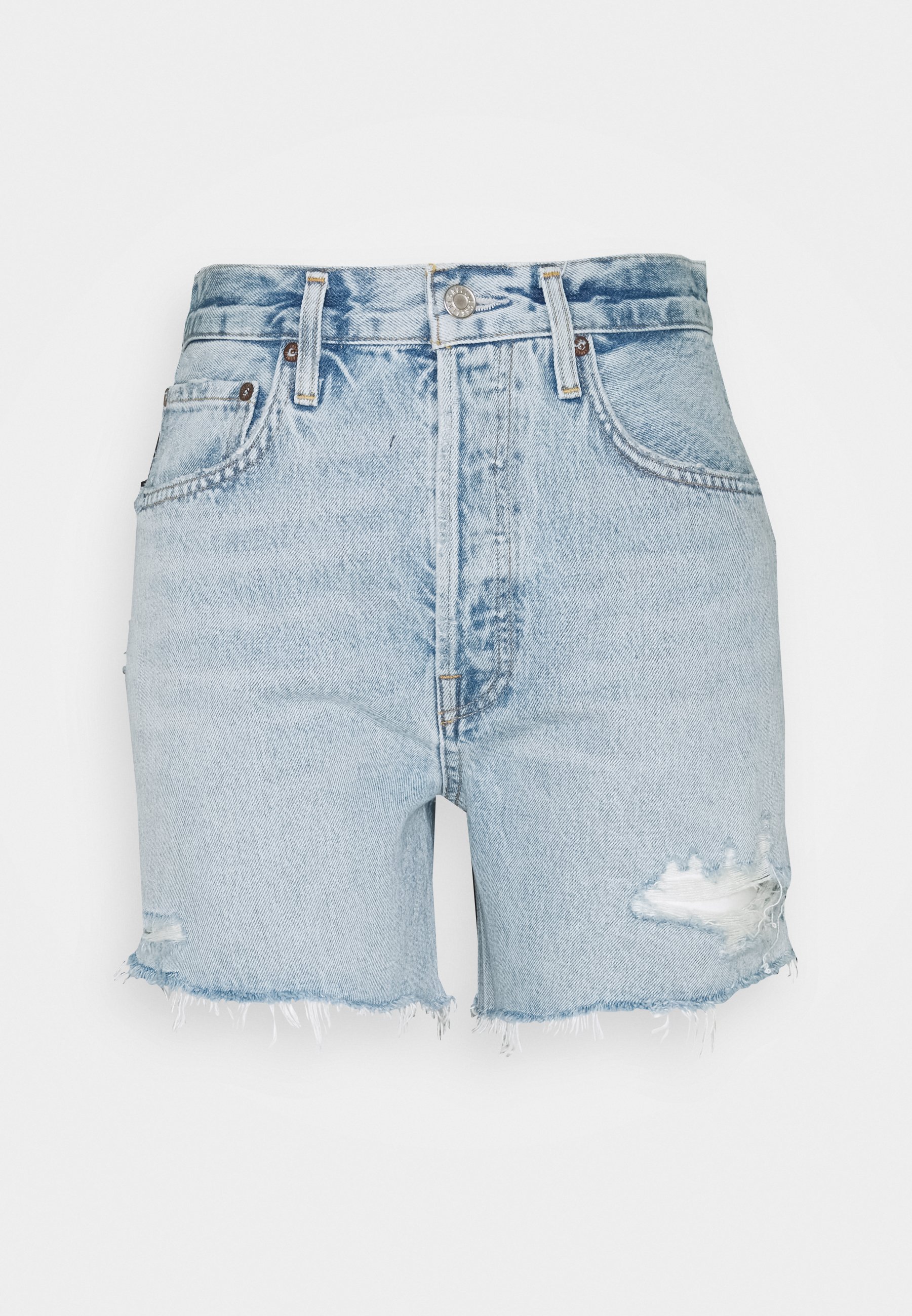 Agolde RILEY - Denim shorts - groove 