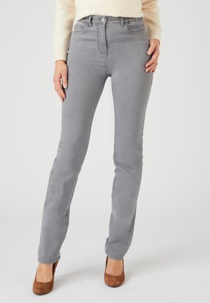 5 POCHES, 3 STATURES    - Slim fit jeans - denim gris