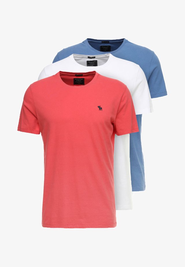 3 PACK - T-shirt basique - red