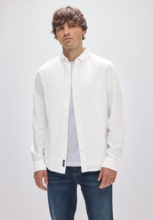 MIT STRUKTUR - Camisa - weiß