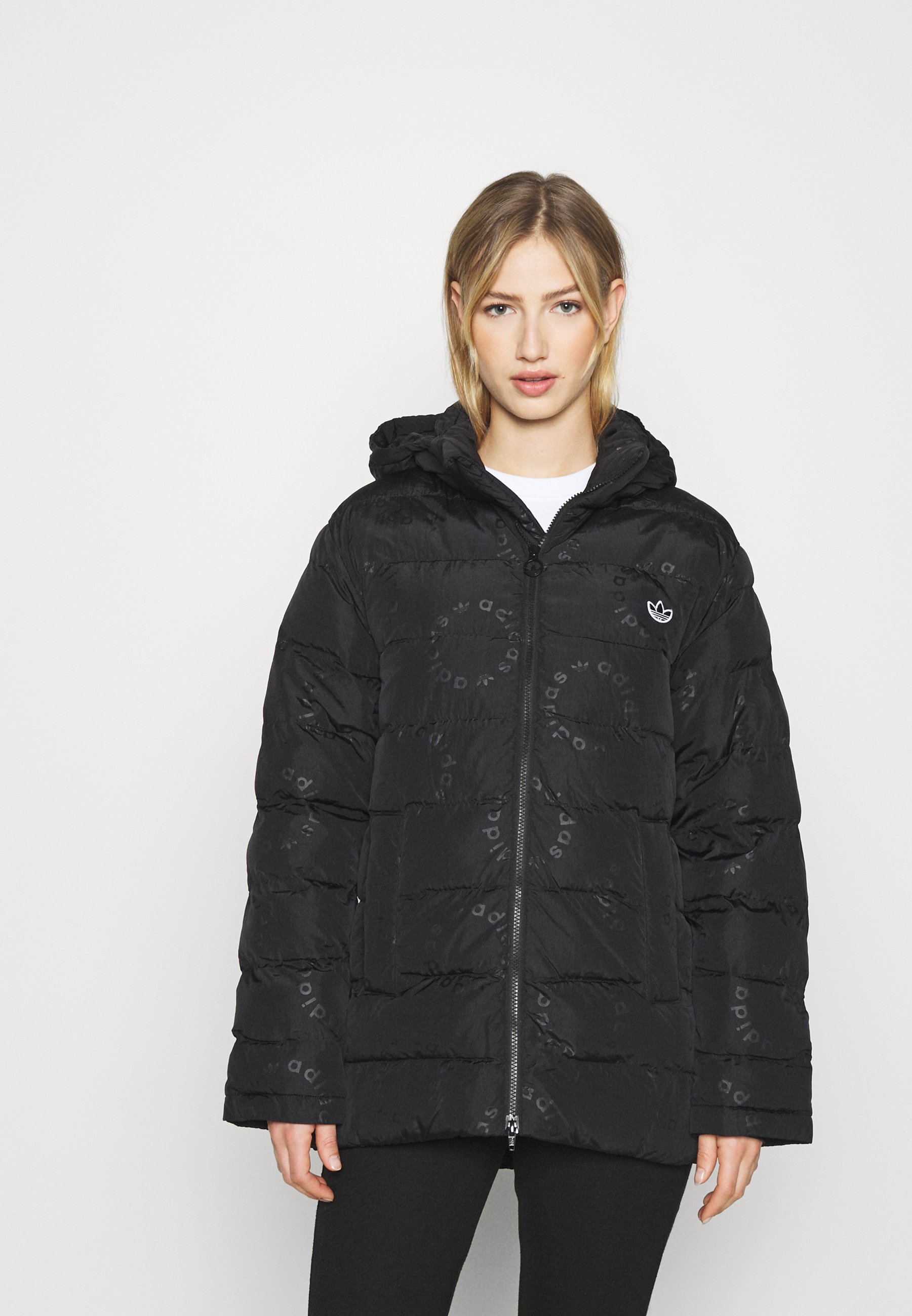 adidas coat black