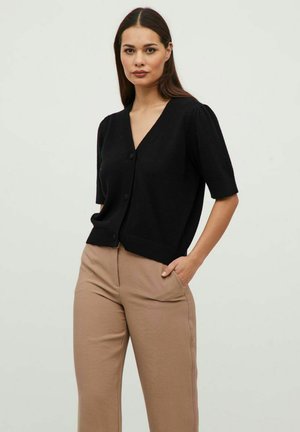 VIRIL SHORT 2/4 - Cardigan - black
