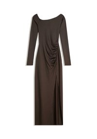 ASYMMETRIC LONG SLEEVE - MIDI - Hverdagskjole - dark green