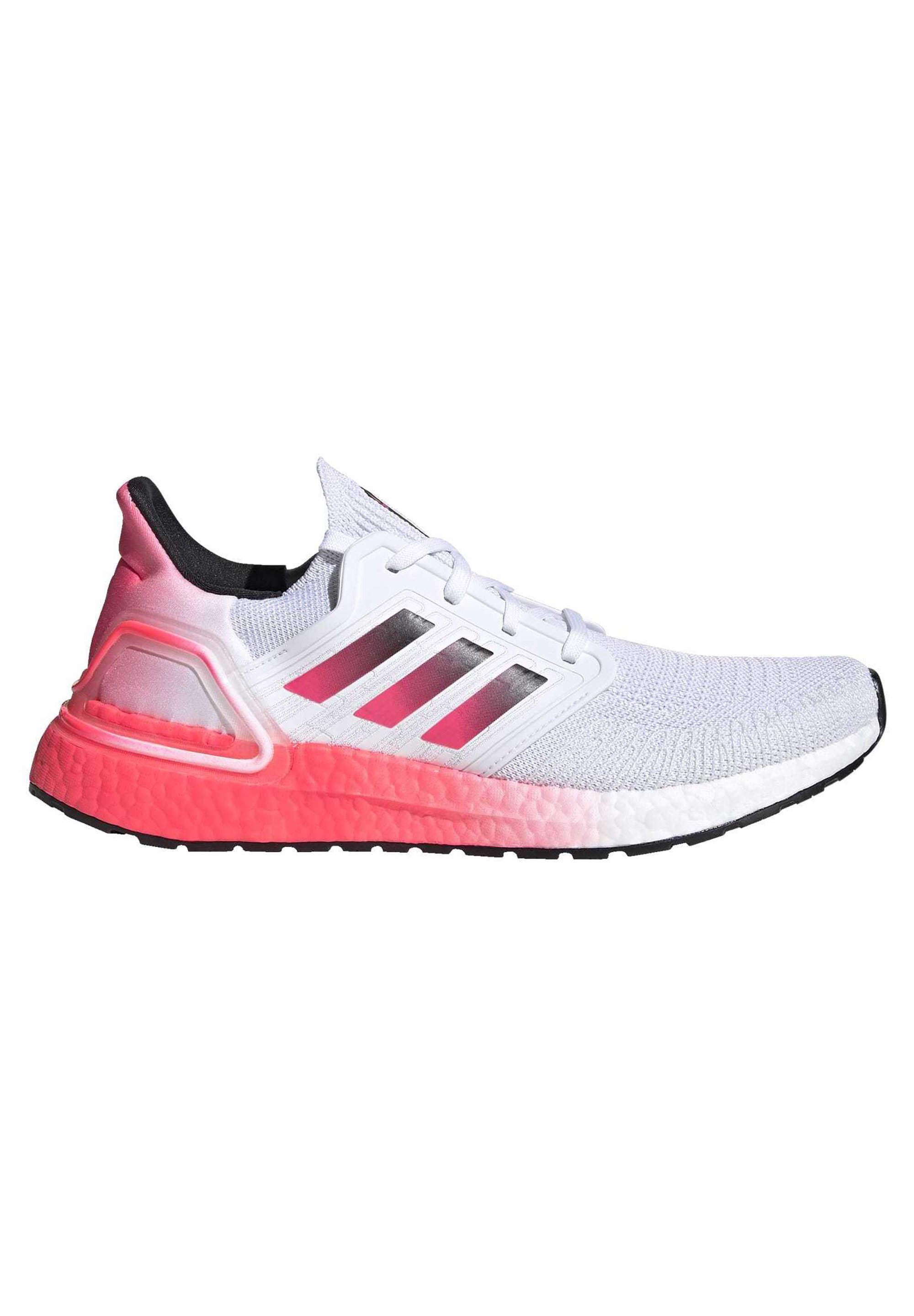 adidas Performance ULTRABOOST 20 SHOES - Laufschuh Stabilität - white/weiß  - Zalando.de