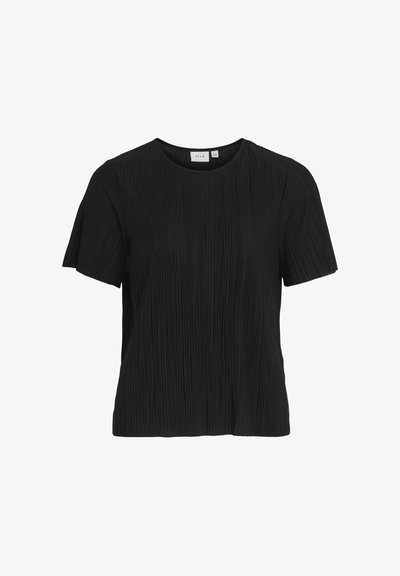 VIPLISA O-NECK S/S TOP - NOOS - Blouse - black beauty