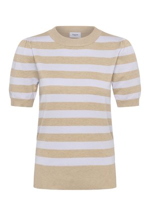 Saint Tropez, MILASZ SHORT SLEEVE BLOCK STRIPE - T-shirt print - lilac savannah block stripe