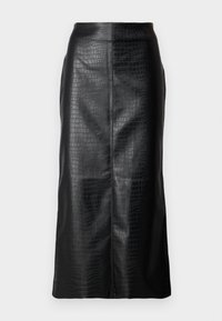 CROCO TUANELLA SKIRT - Pieštukinis sijonas - black