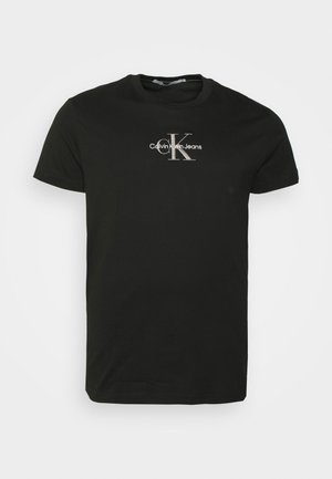 MONOLOGO TEE - T-shirt z nadrukiem - black