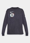 NBA CITY EDITION BROOKLYN NETS LONGSLEEVE TEE - Klupska odjeća - black