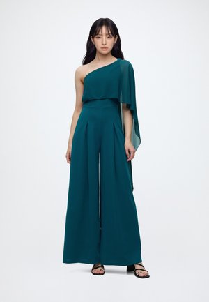 WAL G. MELODY ONE SHOULDER - Jumpsuit - teal blue