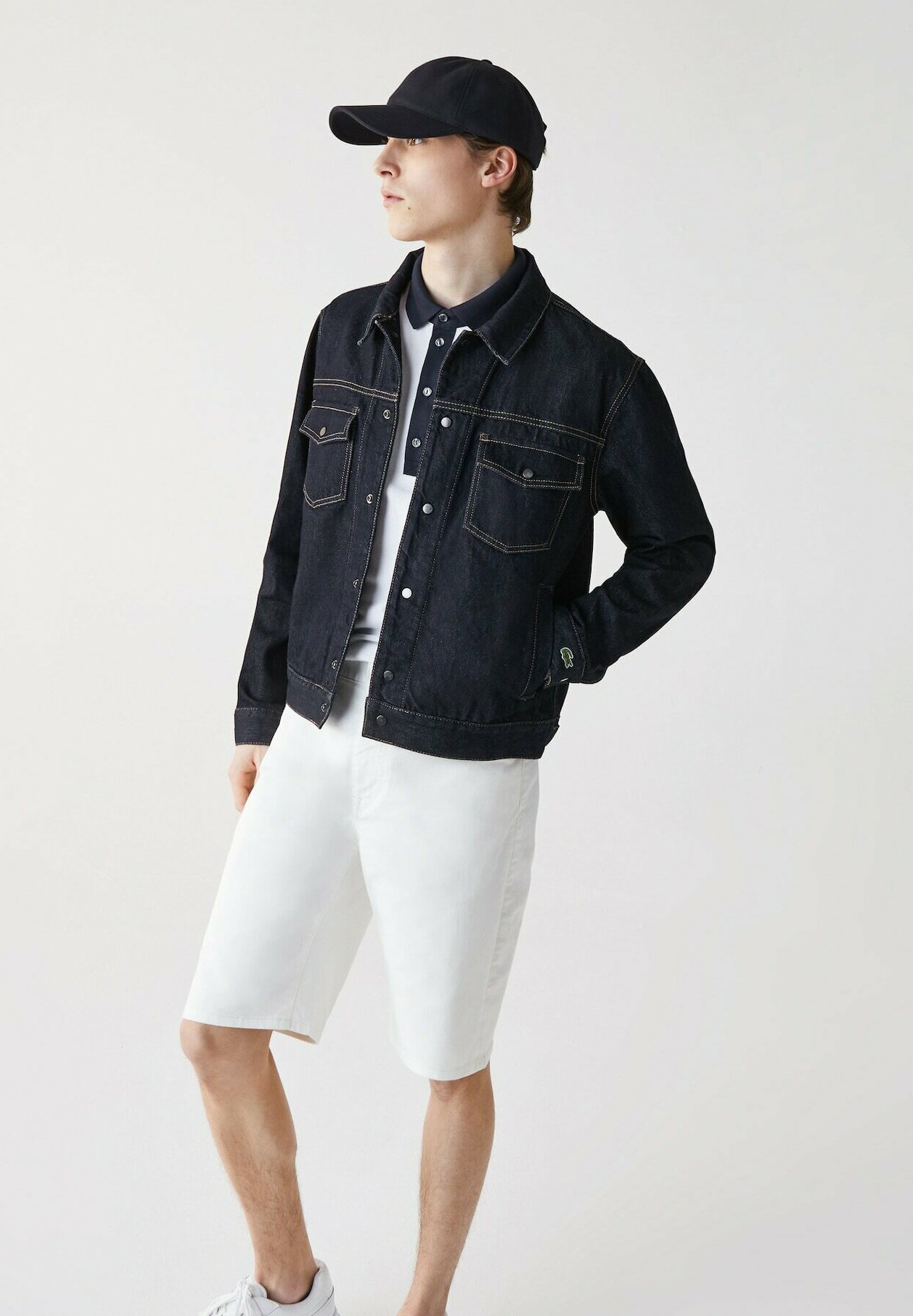 Lacoste Giacca di jeans - blau/blu - Zalando.it