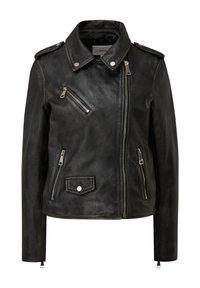 s.Oliver Lederjacke - schwarz
