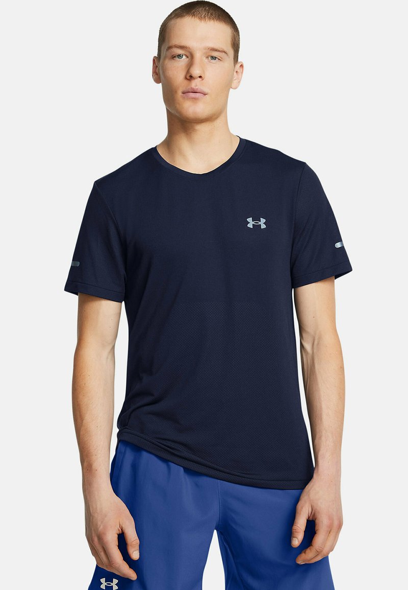 Under Armour SEAMLESS STRIDE - Športne majice - midnight navy