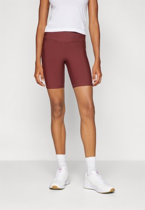 INTERVAL STASH SHORT - Leggings - dark cherrywood