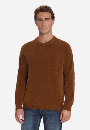 NO EXCESS, CHENILLE JUMPER - Trui - caramel