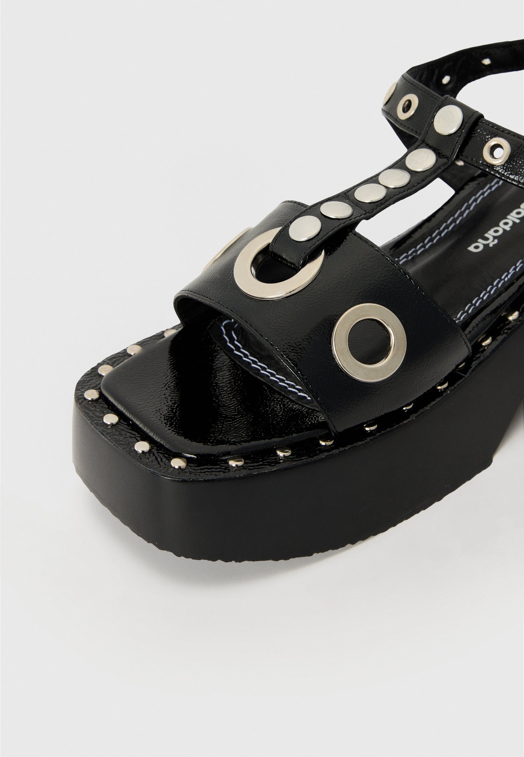 Nicole Saldana LONNIE - Platform sandals - black - Zalando