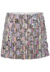 PCNAINA SHORT SEQUINS SKIRT  - Mini skirt - cloud dancer