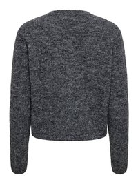 JDY Strickjacke - dark grey melange