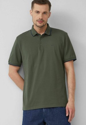 BASIC KNOPFLEISTE KRAGEN STÜCK - Poloshirt - olive