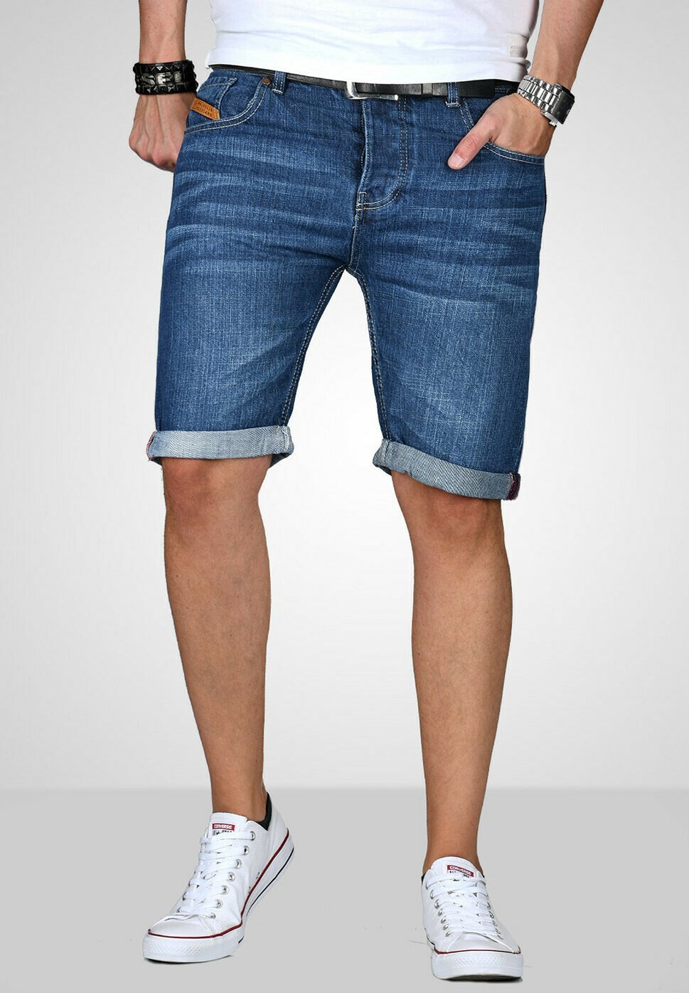 men shorts denim