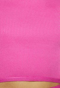 Missguided Petite IT ITEM TIE WAIST CROP - Camisola de manga comprida - pink