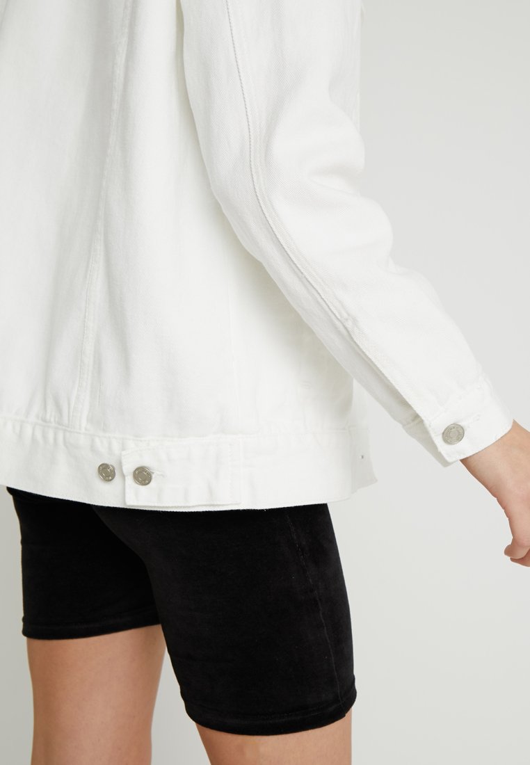 Missguided Tall OVERSIZED JACKET - Spijkerjas - white/wit - Zalando.nl