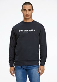 Lindbergh O-NECK - Felpa - navy