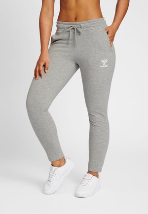 NONI - Tracksuit bottoms - grey melange