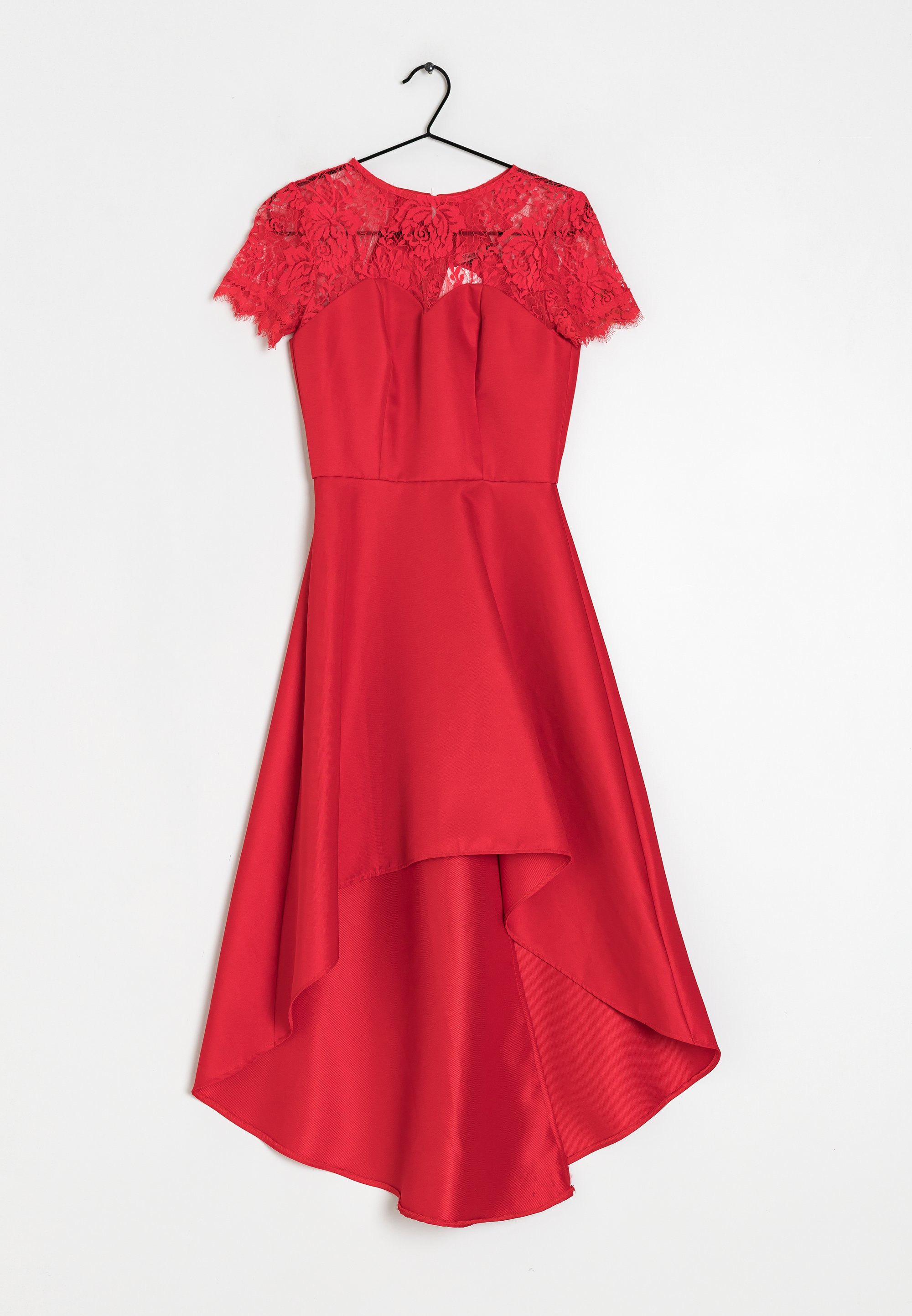 red chi chi london dress Chi Chi London Women's Balloon Sleeve Plunge Bodycon Dress in Red 14