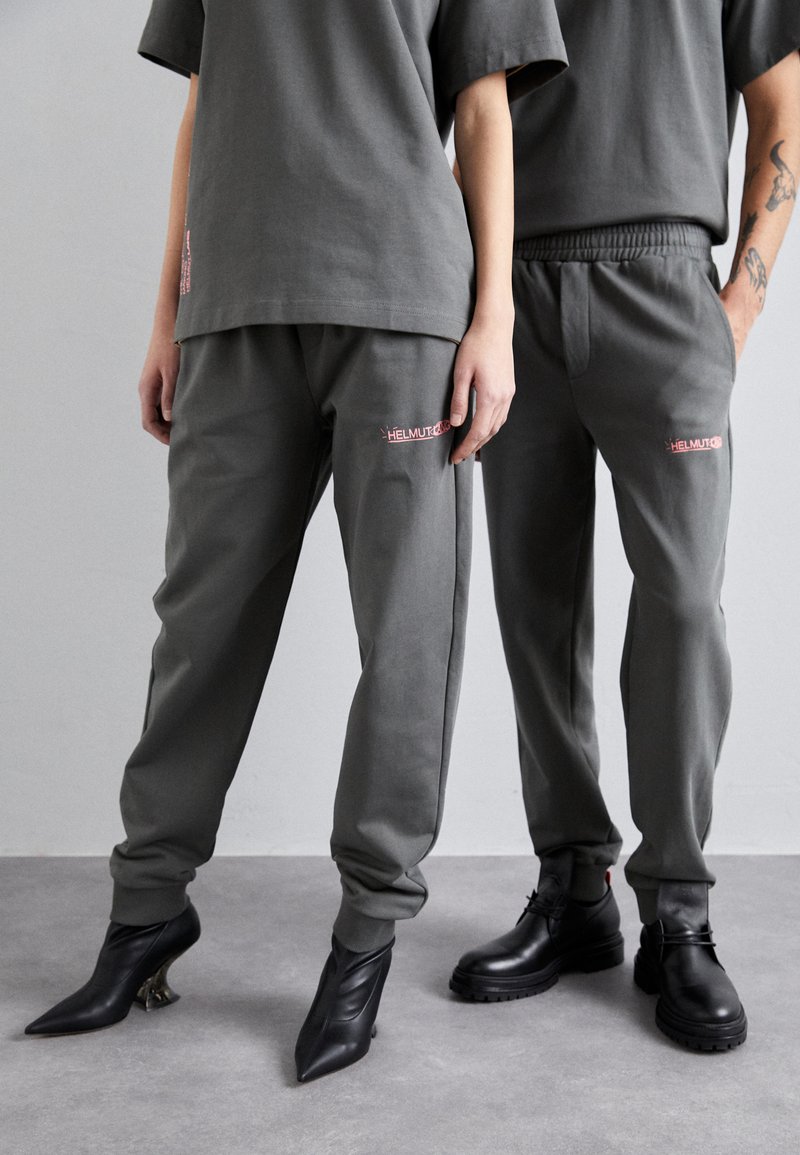 Helmut Lang OUTER UNISEX - Tracksuit bottoms - ash