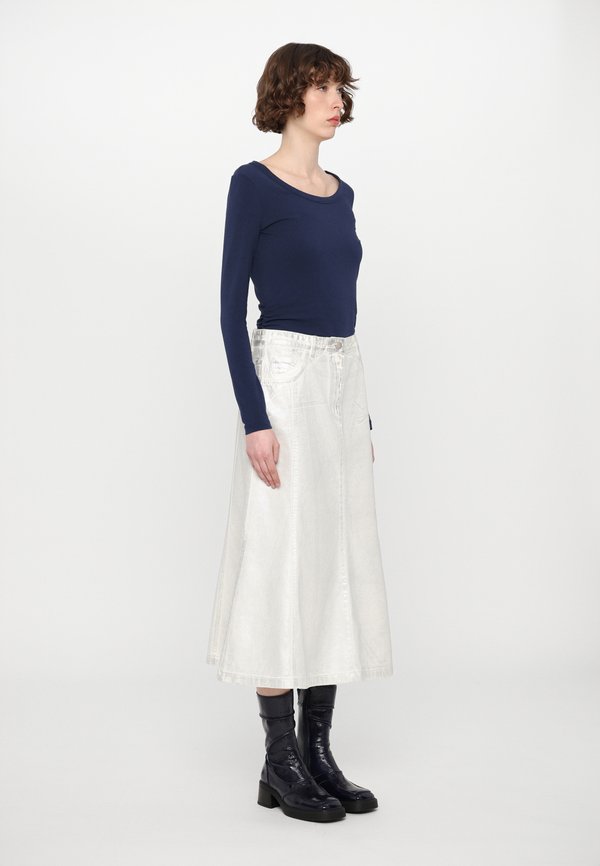 CABREO - Denim skirt - cream4