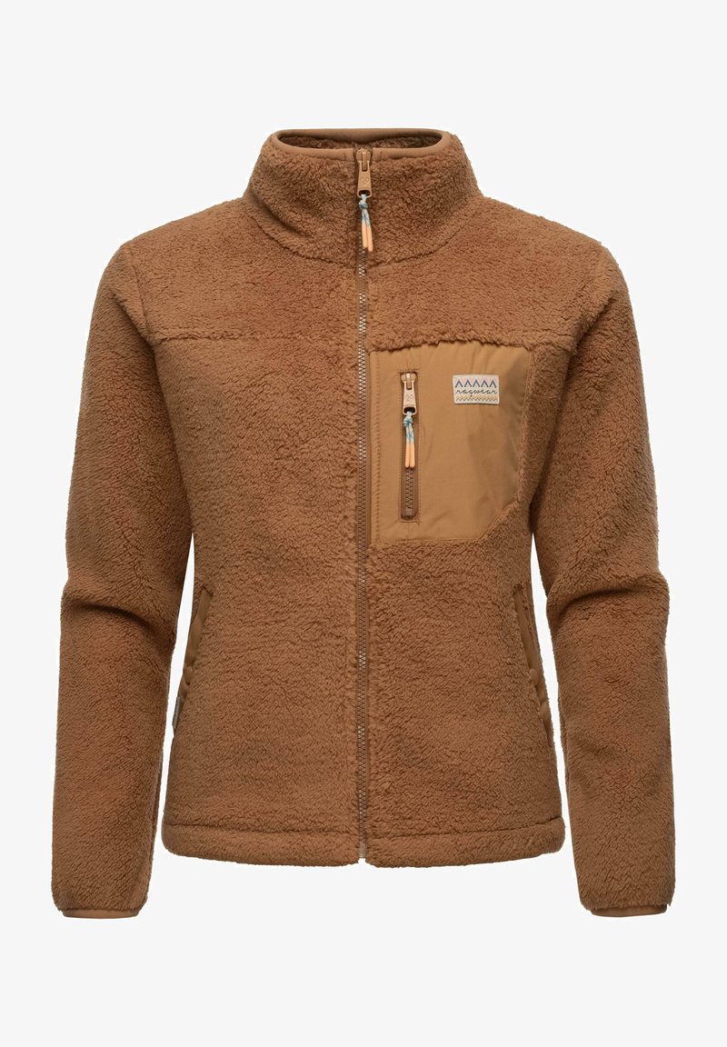 Ragwear Fleece jacket - brown sugar