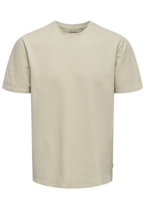Only & Sons, ONSKIAN LIFE TEE - Βασικό μπλουζάκι - beige