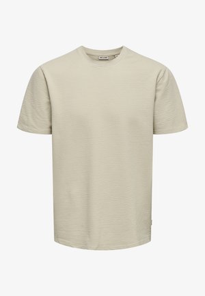 Only & Sons, ONSKIAN LIFE TEE - Βασικό μπλουζάκι - beige