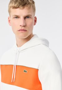 Lacoste Sweatshirt - blanc orange idy